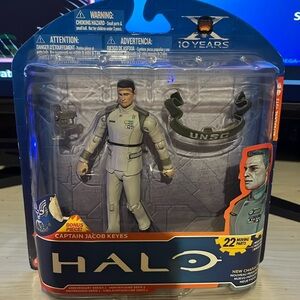 Halo action figure Captain Keyes Universe 10 Year Anniversary brand new & sealed